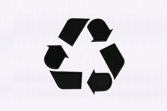 Arrows Recycle Symbol: A Designer’s Stitch Test