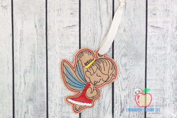 Beautiful Angel ITH Ornament: A Versatile Design