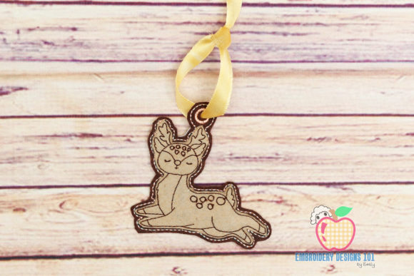 Cute Christmas Reindeer ITH Ornament Review