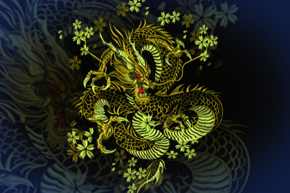 Gold Dragon: A Majestic Addition to Your Holiday Collection