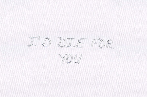 I'd Die for You: A Versatile Embroidery Design