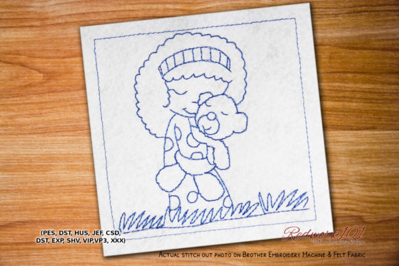 Precious Moments Teddy Bear Redwork Review