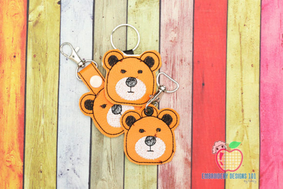 Review: Cute Bear Face ITH Snaptab Keyfob