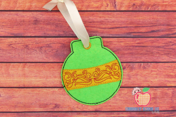 Swirl Christmas Ball Ornament: A Festive Touch