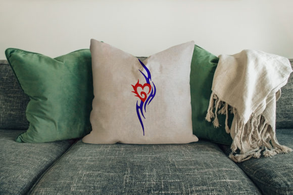 Tribal with Heart: A Versatile Embroidery Design